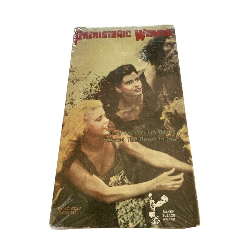 Prehistoric Women (VHS, 1985) Silver Sleaze Award VHS Tape Rare Campy